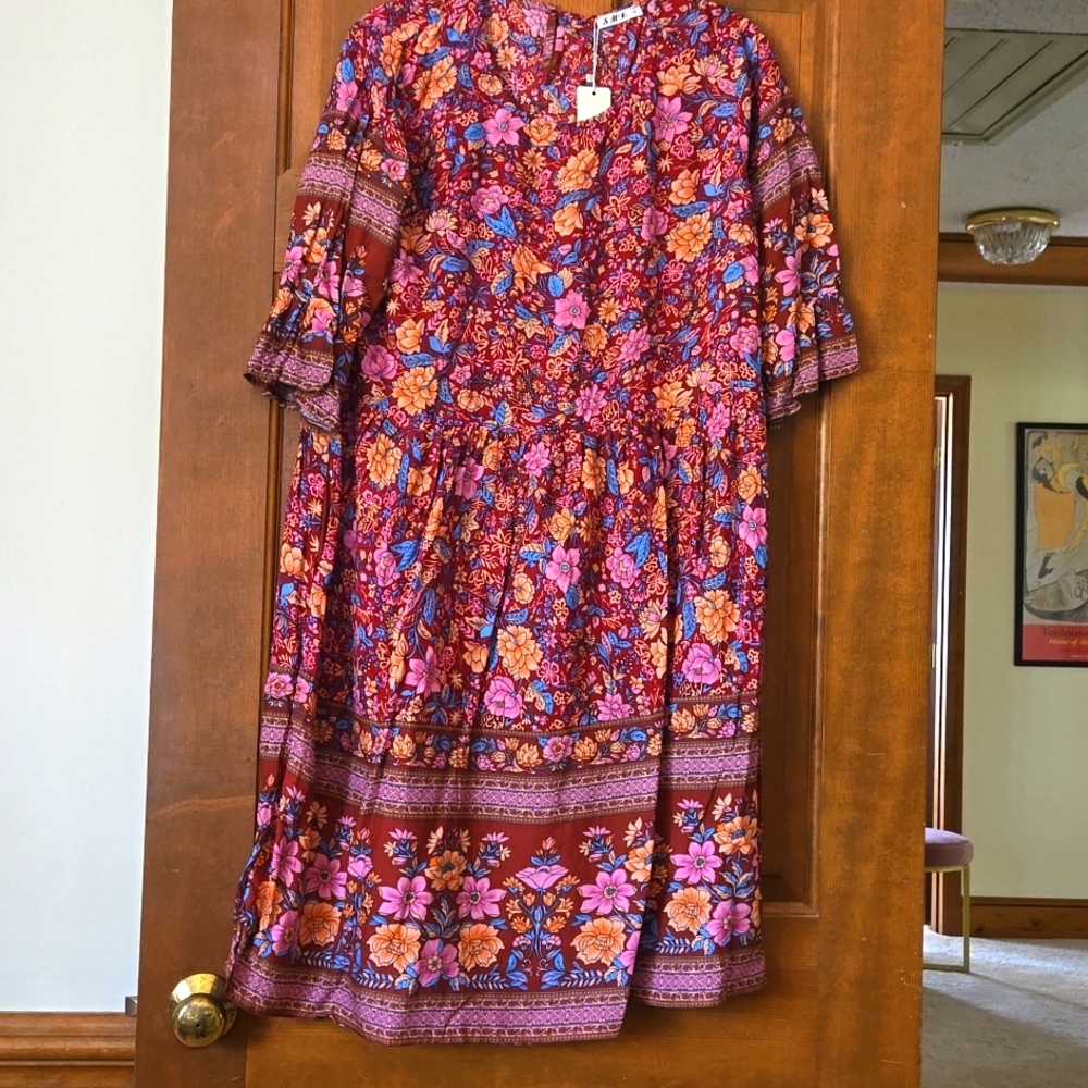 Pull on summer dress